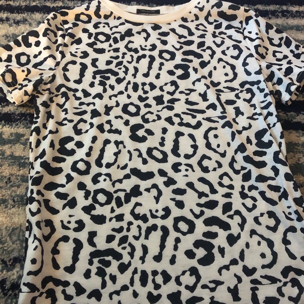 NWOT animal print shirt